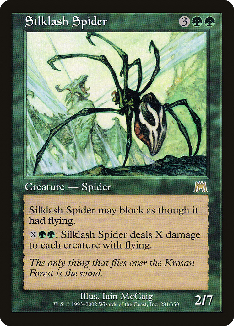 Silklash Spider (ONS-281) [Onslaught] MTG Single Wizards of the Coast