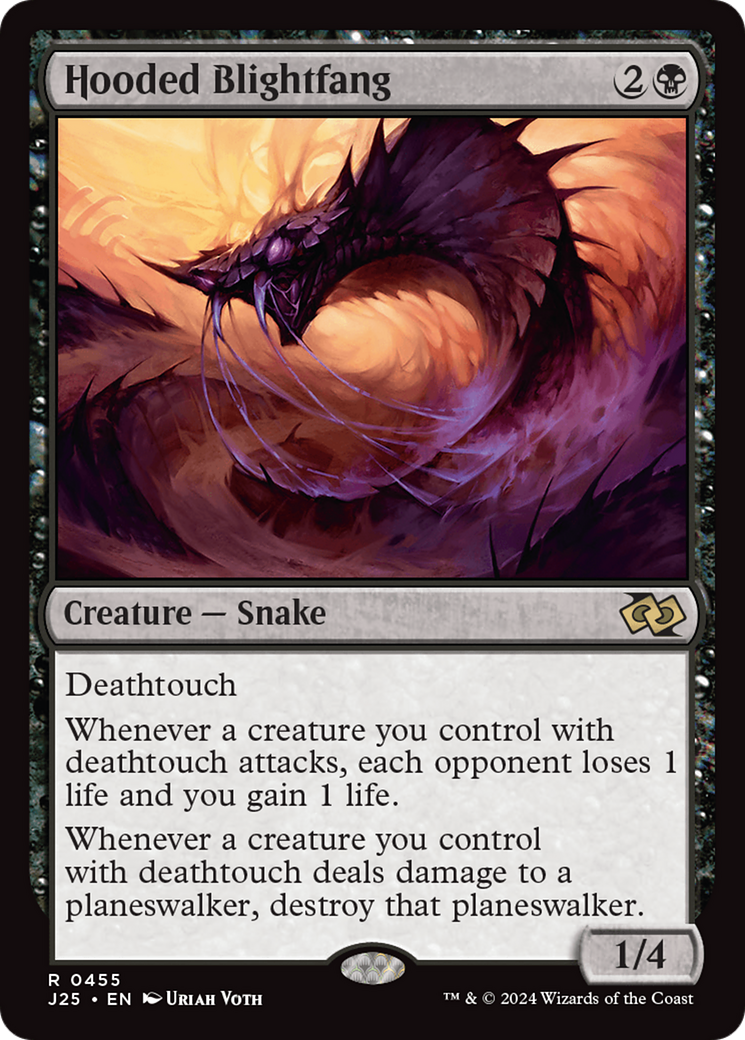 Hooded Blightfang (J25-455) [Foundations Jumpstart] MTG Single Wizards of the Coast