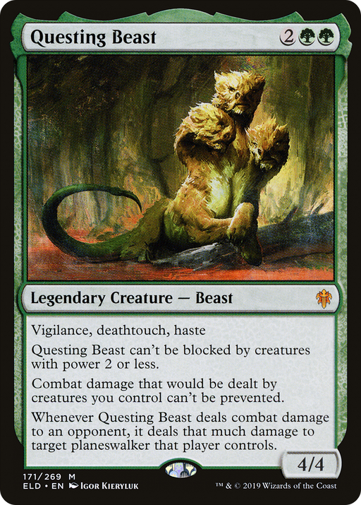 Questing Beast (ELD-171) [Throne of Eldraine] MTG Single Wizards of the Coast