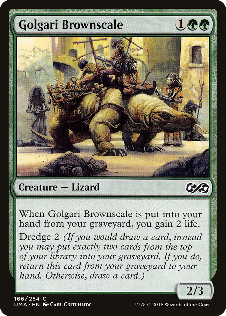 Golgari Brownscale (UMA-166) [Ultimate Masters] Foil MTG Single Wizards of the Coast