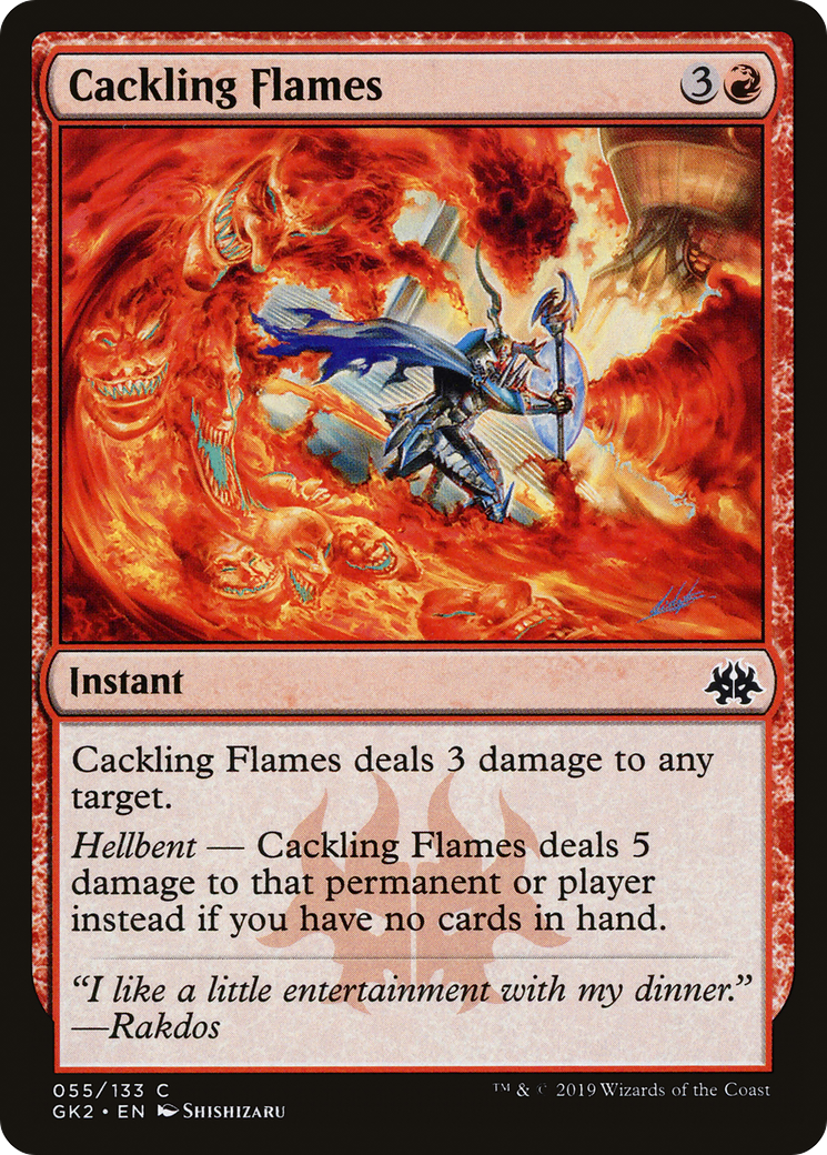 Cackling Flames (GK2-055) [Misc] RNA Guild Kit MTG Single Wizards of the Coast