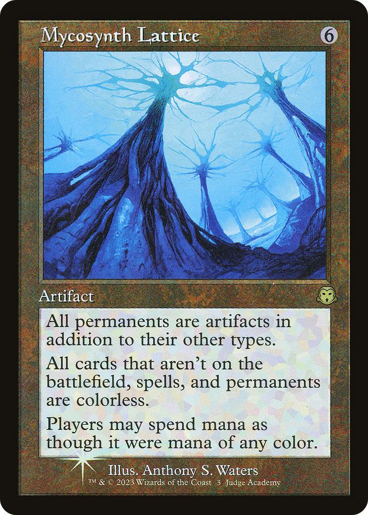 Mycosynth Lattice (JDG-003) [Misc] Judge Gift Cards 2023 Foil MTG Single Wizards of the Coast