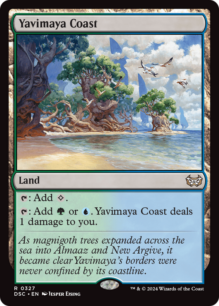 Yavimaya Coast (DSC-327) [Duskmourn: House of Horror Commander] MTG Single Wizards of the Coast