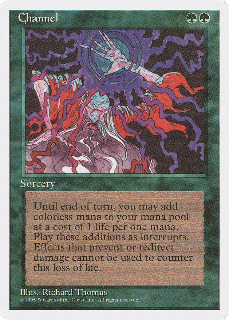 Channel (4ED-236) [Fourth Edition] MTG Single Wizards of the Coast