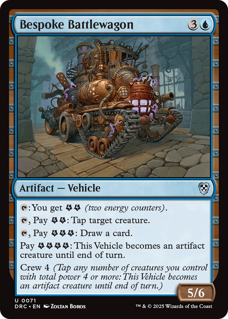 Bespoke Battlewagon (DRC-071) [Commander: Aetherdrift] MTG Single Wizards of the Coast