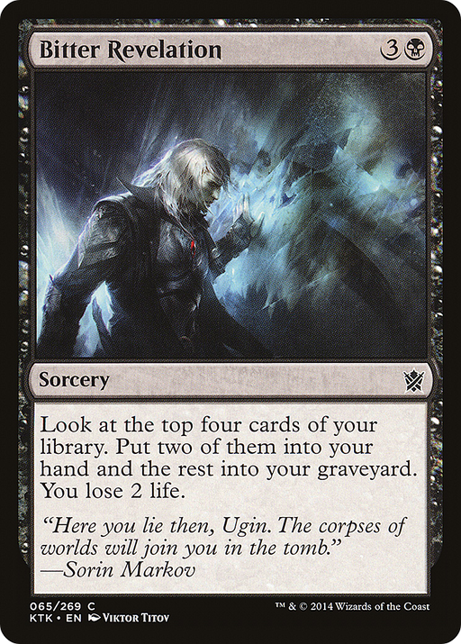 Bitter Revelation (KTK-065) [Khans of Tarkir] MTG Single Wizards of the Coast