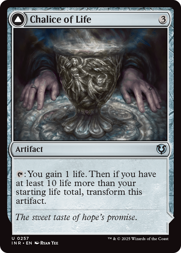 Chalice of Life // Chalice of Death (INR-257) [Innistrad Remastered] MTG Single Wizards of the Coast