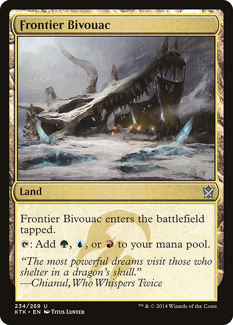 Frontier Bivouac (KTK-234) [Khans of Tarkir] MTG Single Wizards of the Coast