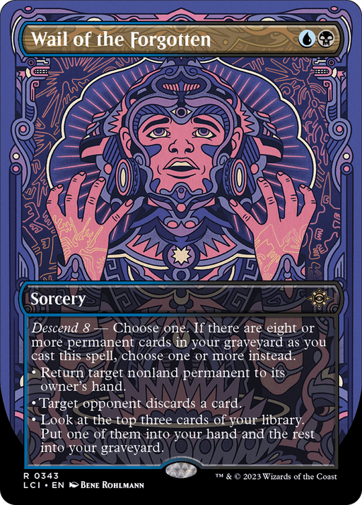 Wail of the Forgotten (LCI-343) [The Lost Caverns of Ixalan] (Borderless) MTG Single Wizards of the Coast