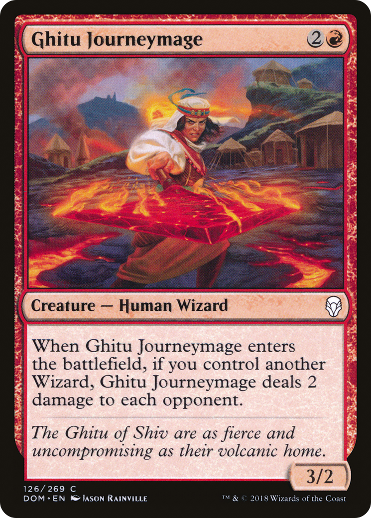 Ghitu Journeymage (DOM-126) [Dominaria] MTG Single Wizards of the Coast