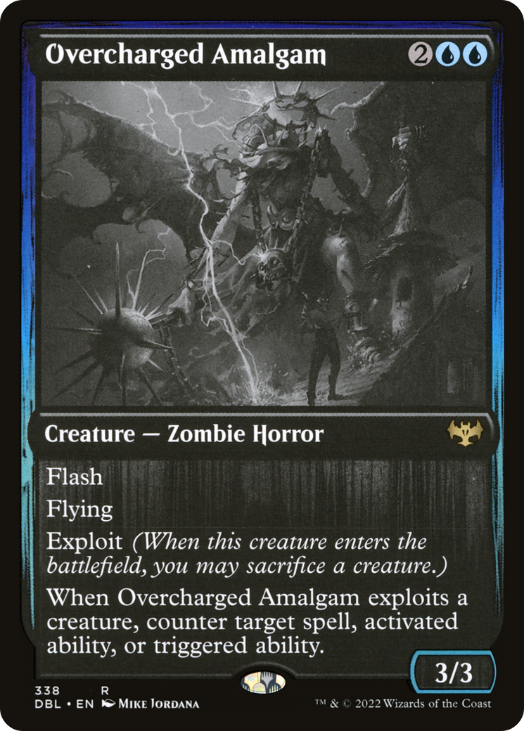 Overcharged Amalgam (DBL-338) [Innistrad: Double Feature] Foil MTG Single Wizards of the Coast