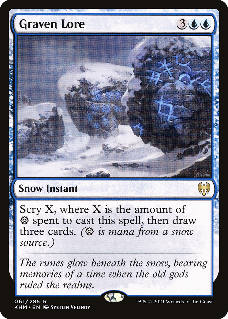 Graven Lore (KHM-061) [Kaldheim] MTG Single Wizards of the Coast