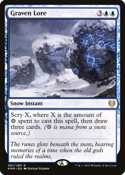 Graven Lore (KHM-061) [Kaldheim] Foil MTG Single Wizards of the Coast