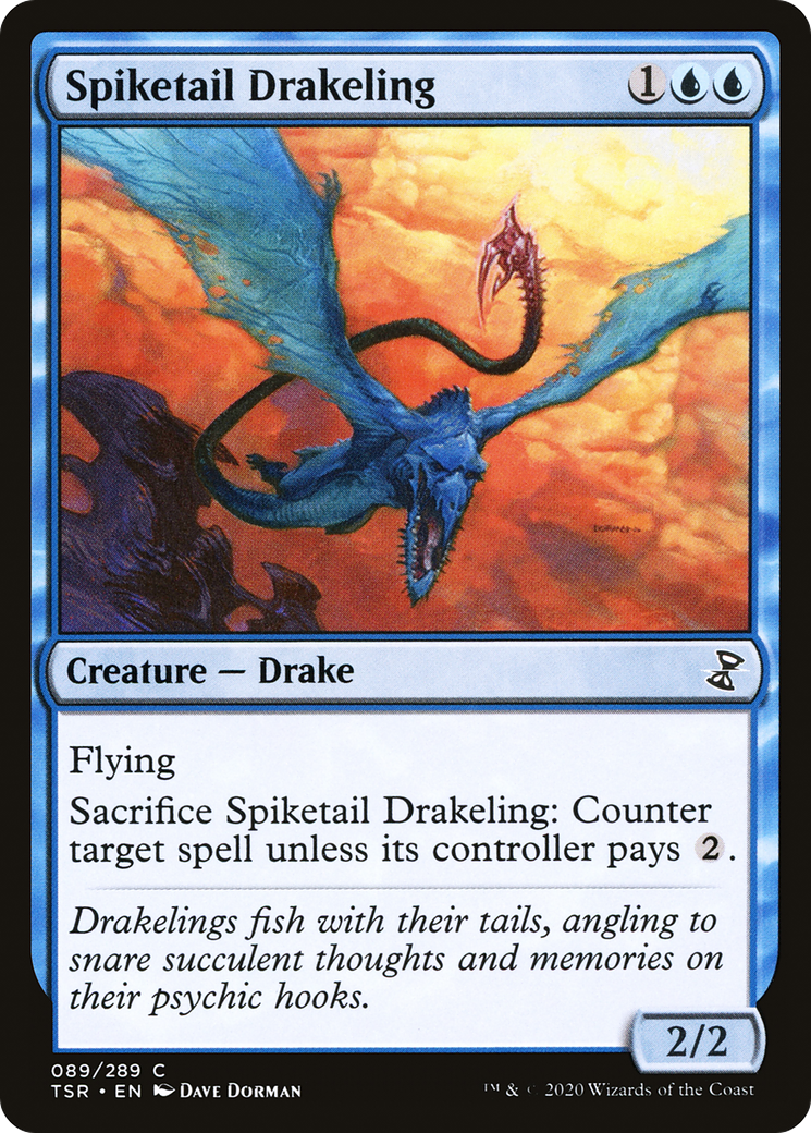 Spiketail Drakeling (TSR-089) [Time Spiral Remastered] Foil MTG Single Wizards of the Coast