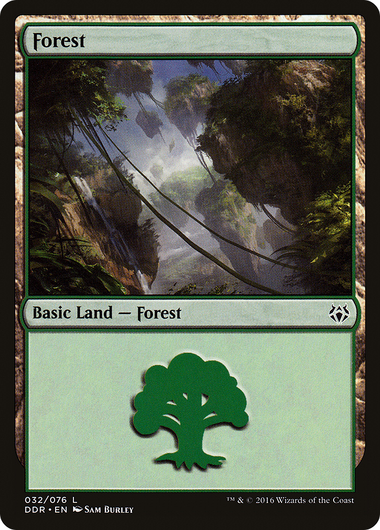 Forest (DDR-032) [Misc] Duel Decks: Nissa vs. Ob Nixilis MTG Single Wizards of the Coast