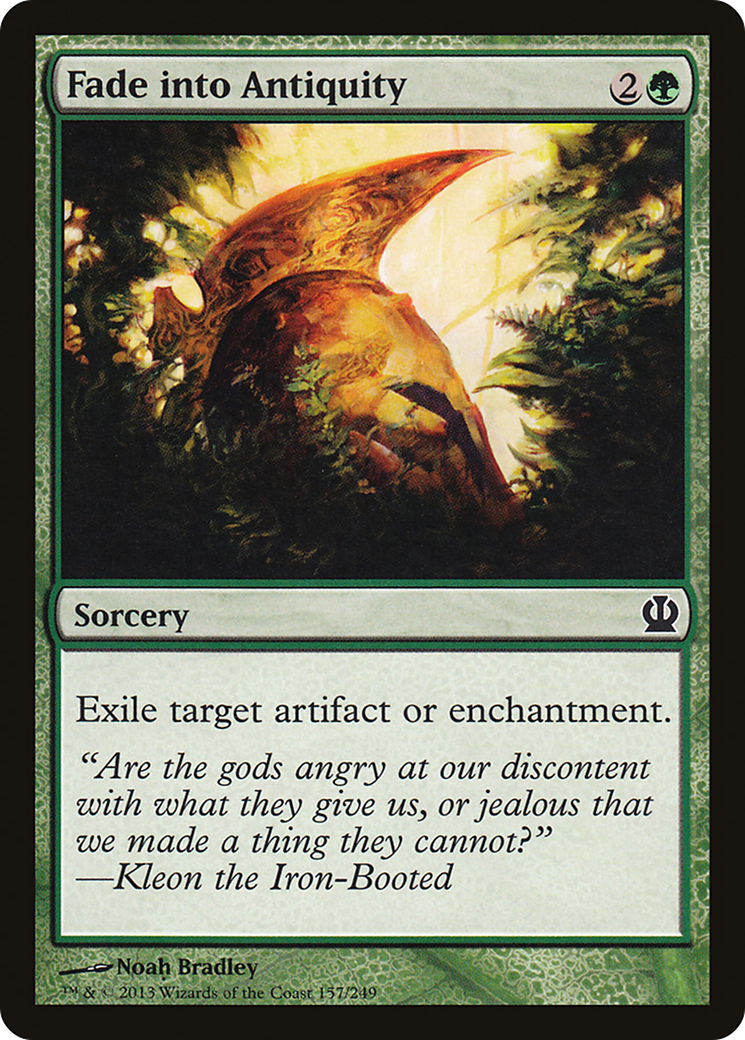 Fade into Antiquity (THS-157) [Theros] MTG Single Wizards of the Coast