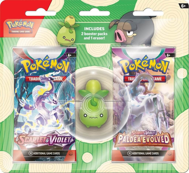 Pokémon Back to School Eraser Blister 2023 (Random Eraser) Pokemon Sealed Pokémon