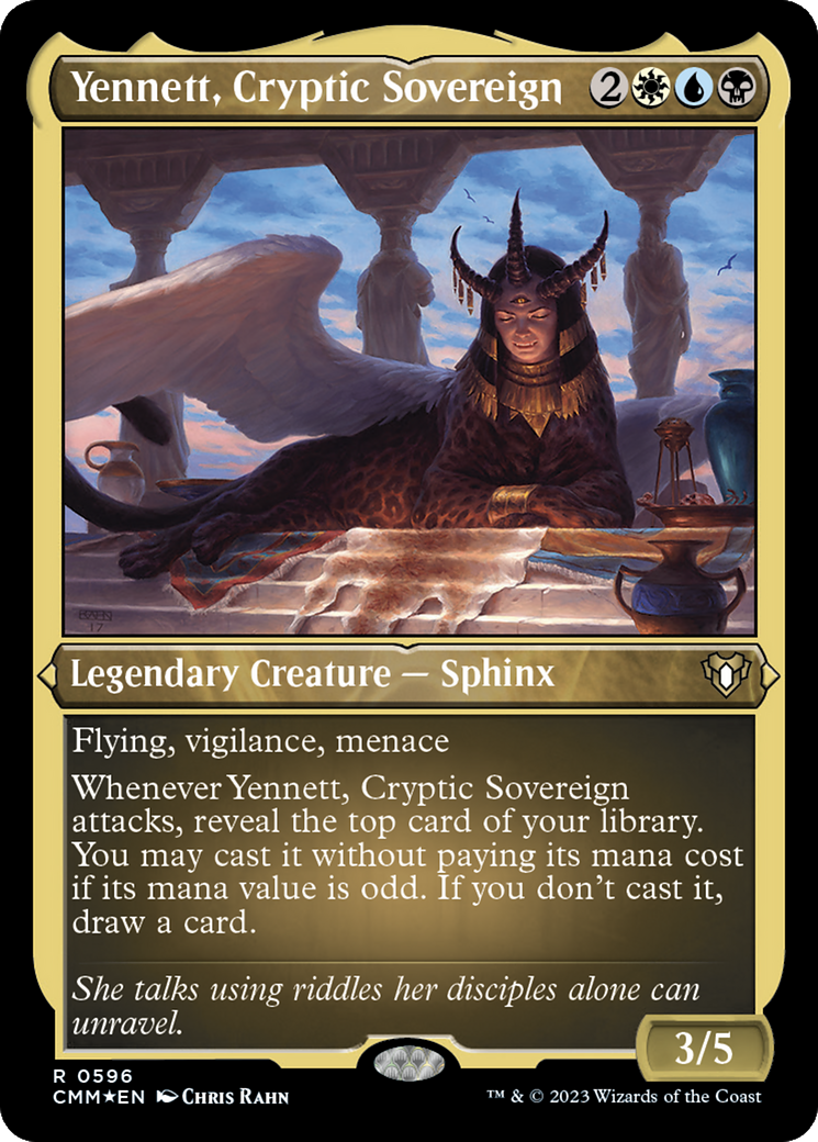 Yennett, Cryptic Sovereign (CMM-596) [Commander Masters] Etched Foil MTG Single Wizards of the Coast