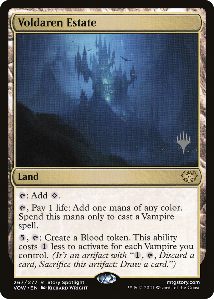 Voldaren Estate (PPNEO-) [Innistrad: Crimson Vow Promos] Foil MTG Single Wizards of the Coast
