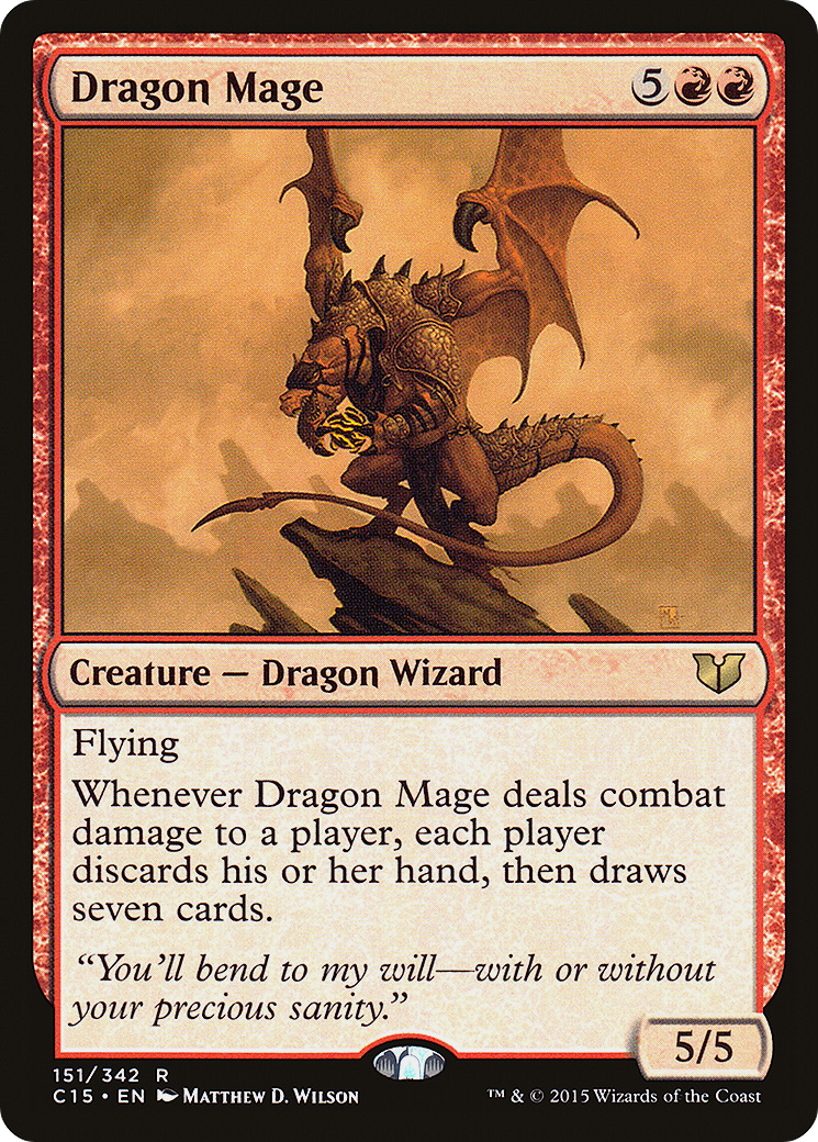 Dragon Mage (C15-151) [Commander 2015] MTG Single Wizards of the Coast