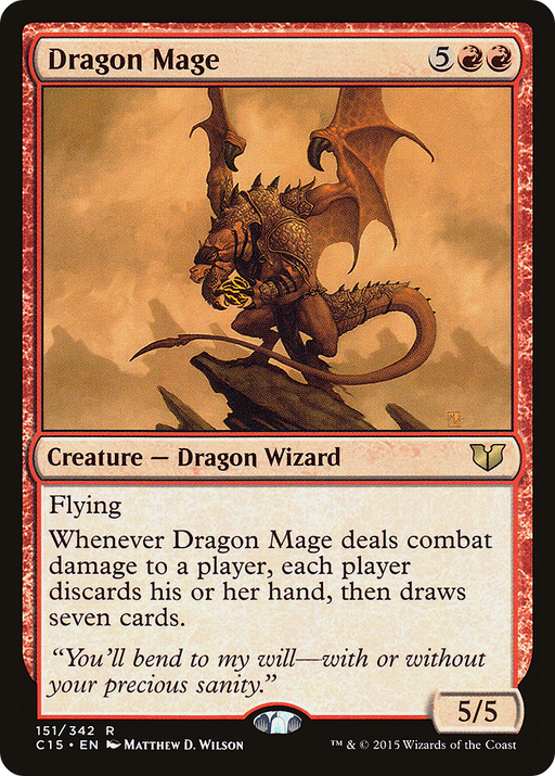 Dragon Mage (C15-151) [Commander 2015] MTG Single Wizards of the Coast