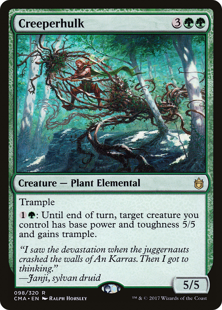 Creeperhulk (CMA-098) [Commander Anthology] MTG Single Wizards of the Coast