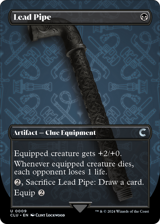Lead Pipe (CLU-009) [Ravnica: Clue Edition] (Borderless) MTG Single Wizards of the Coast