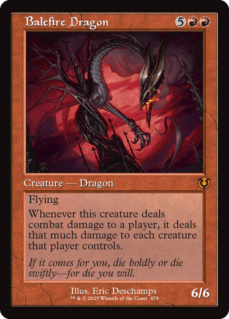 Balefire Dragon (INR-479) [Innistrad Remastered] Foil MTG Single Wizards of the Coast