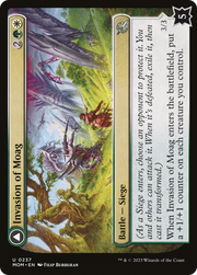 Invasion of Moag // Bloomwielder Dryads (MOM-237) [March of the Machine] MTG Single Wizards of the Coast