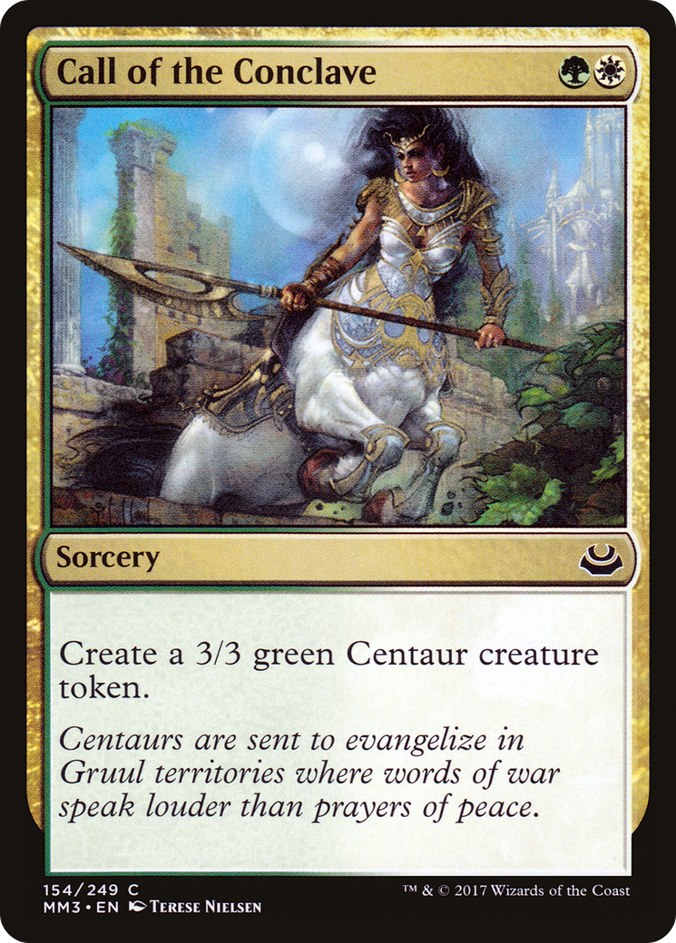 Call of the Conclave (MM3-154) [Modern Masters 2017] Foil MTG Single Wizards of the Coast