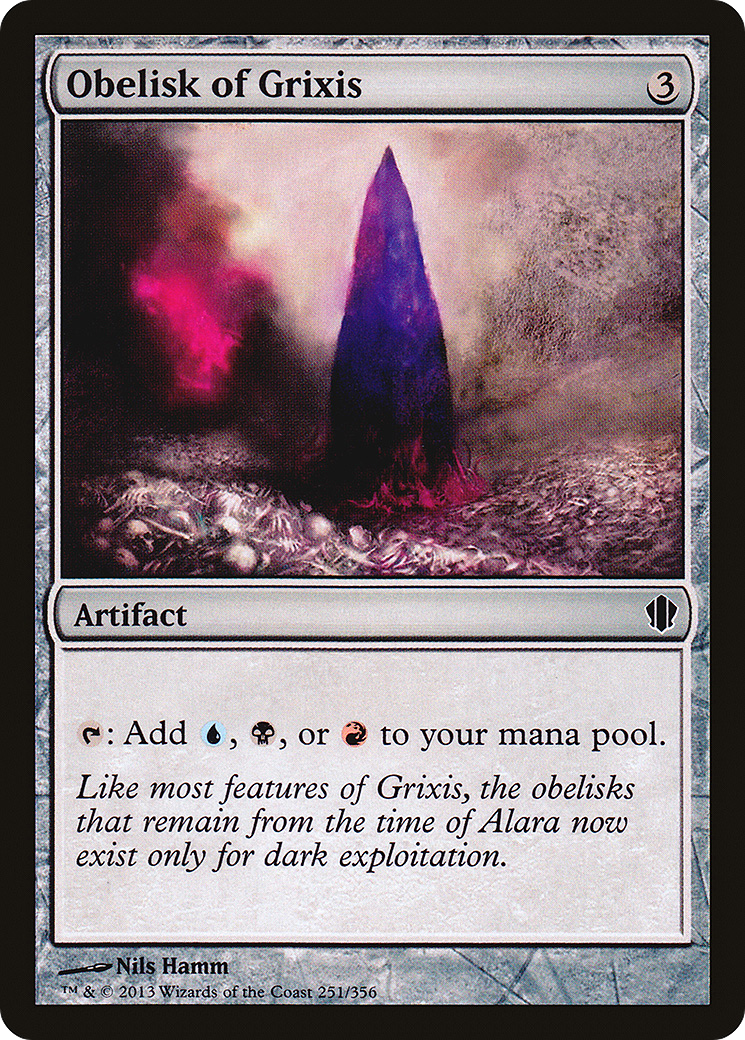 Obelisk of Grixis (C13-251) [Commander 2013] MTG Single Wizards of the Coast