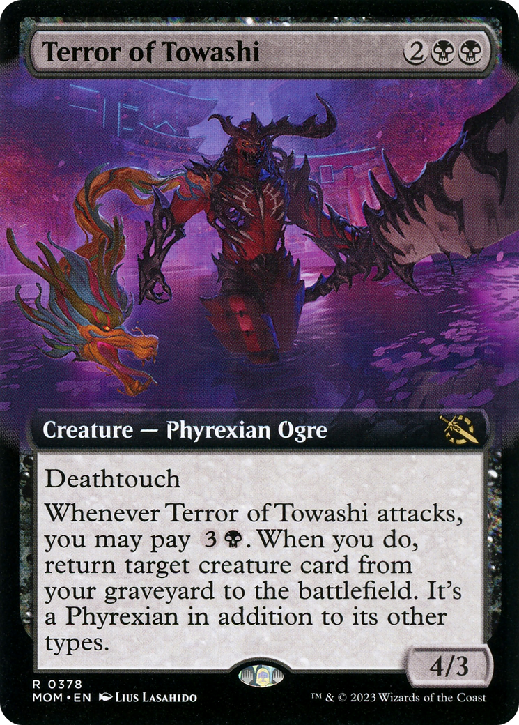 Terror of Towashi (MOM-378) [March of the Machine] (Extended Art) MTG Single Wizards of the Coast