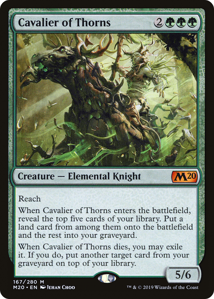 Cavalier of Thorns (M20-167) [Core Set 2020] Foil MTG Single Wizards of the Coast