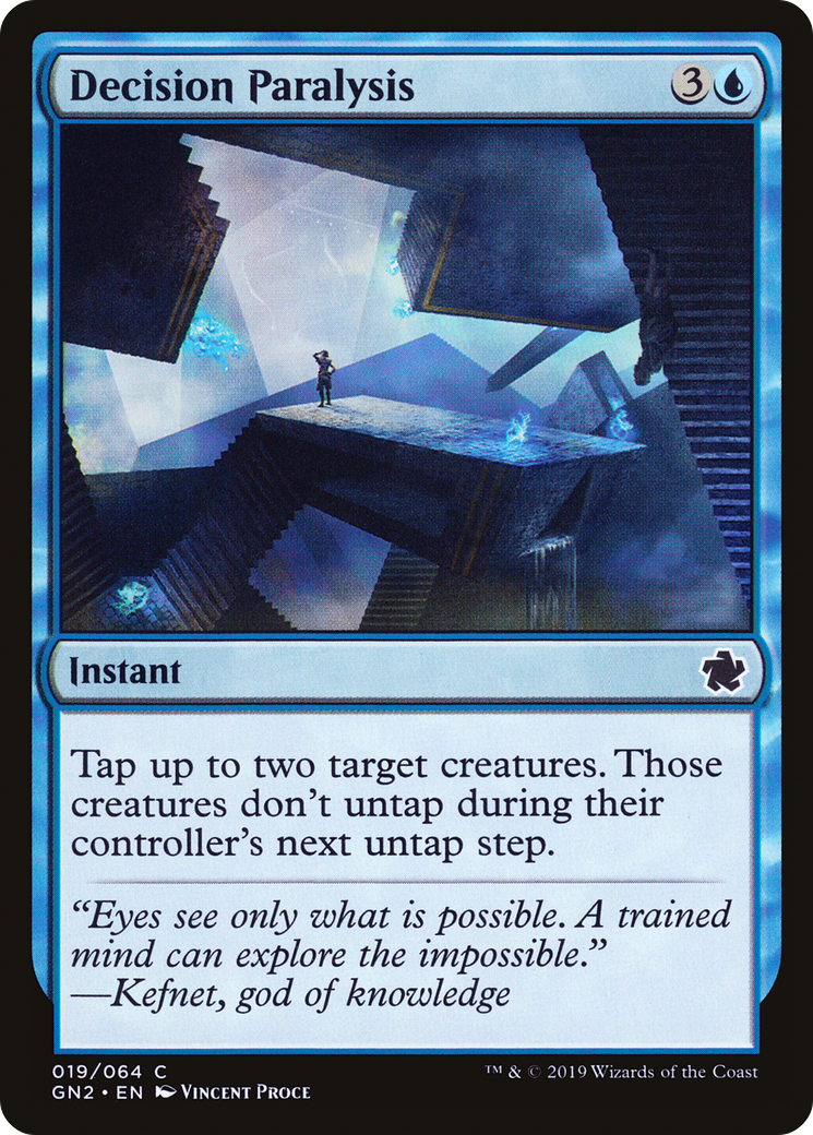 Decision Paralysis (GN2-019) [Misc] Game Night 2019 MTG Single Wizards of the Coast