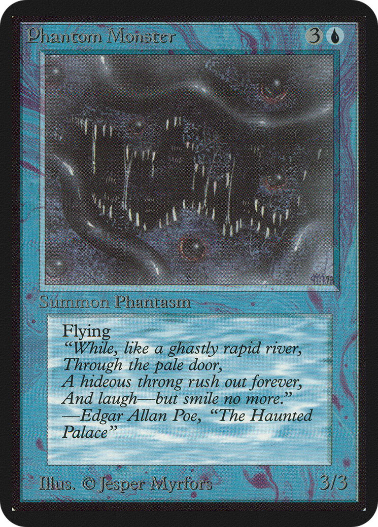 Phantom Monster (LEA-069) [Oldschool] Limited Edition Alpha MTG Single Wizards of the Coast