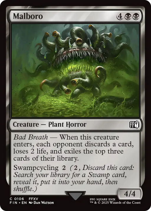 Malboro (FIN-106) [FINAL FANTASY] Foil MTG Single Wizards of the Coast