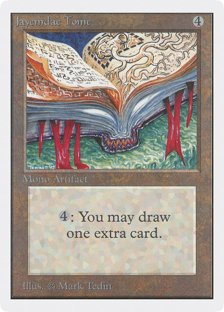 Jayemdae Tome (2ED-255) [Oldschool] Unlimited Edition MTG Single Wizards of the Coast