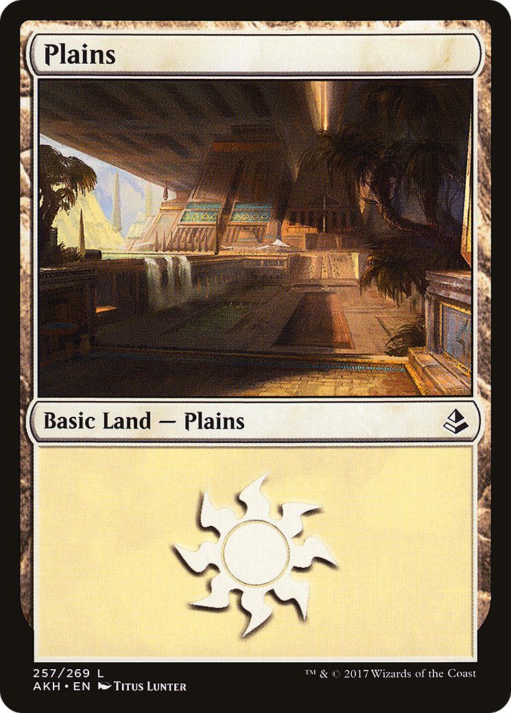 Plains (257) (AKH-257) [Amonkhet] MTG Single Wizards of the Coast
