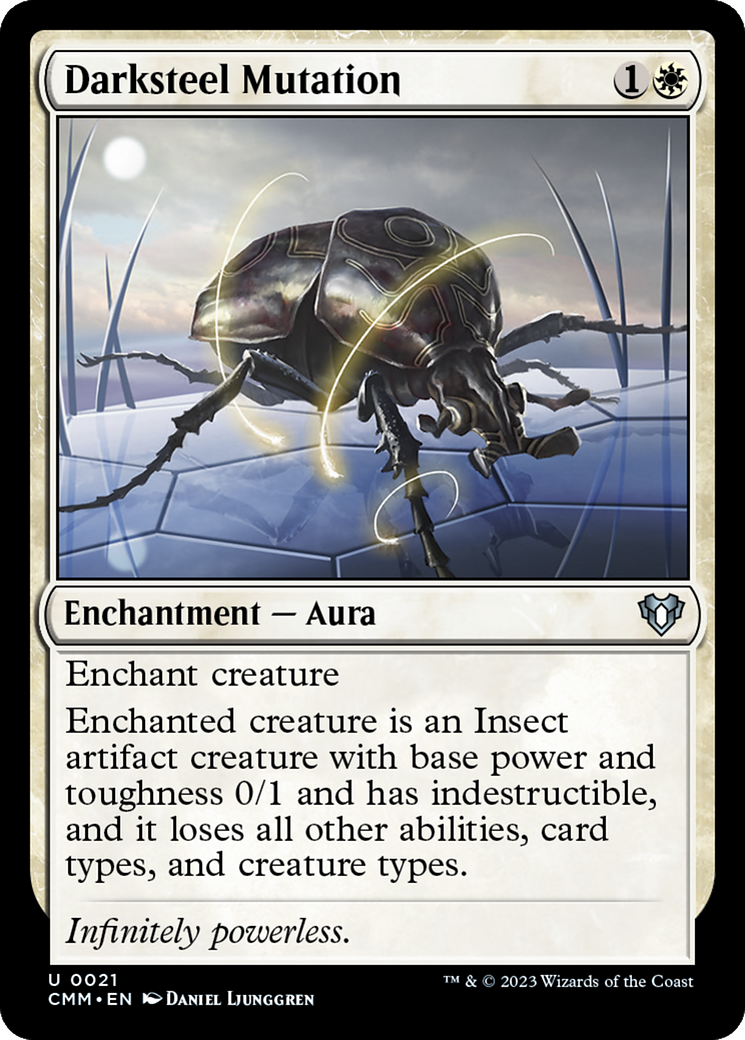 Darksteel Mutation (CMM-021) [Commander Masters] Foil MTG Single Wizards of the Coast