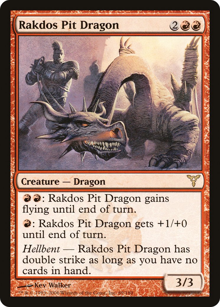 Rakdos Pit Dragon (DIS-069) [Dissension] MTG Single Wizards of the Coast