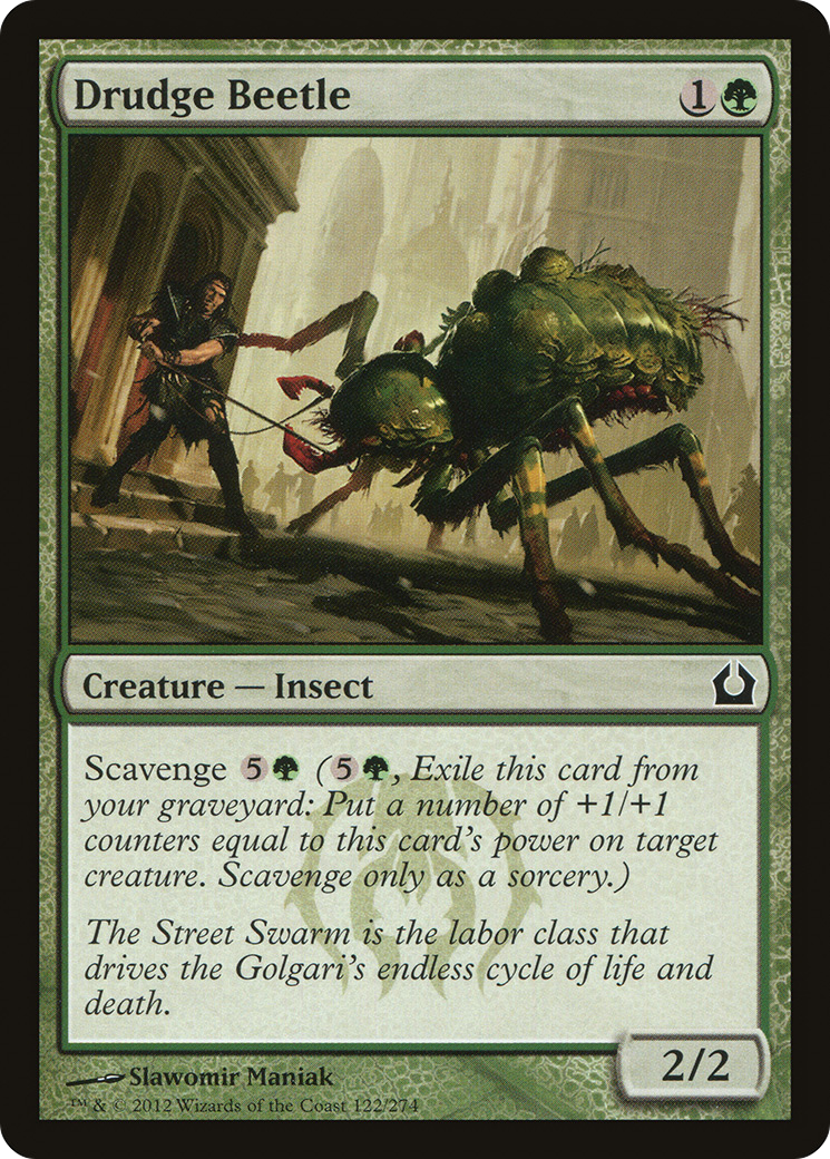 Drudge Beetle (RTR-122) [Return to Ravnica] MTG Single Wizards of the Coast