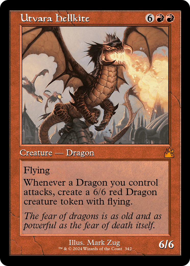 Utvara Hellkite (RVR-342) [Ravnica Remastered] MTG Single Wizards of the Coast