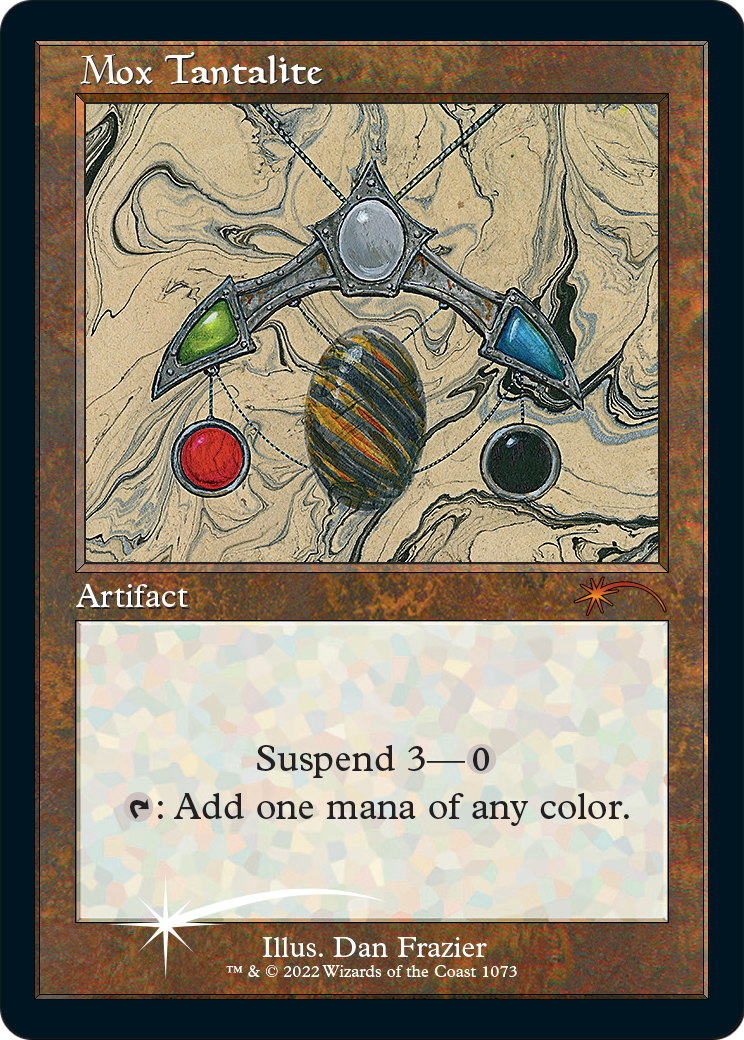 Mox Tantalite (SLD-1073) [Secret Lair] Drop Etched Foil MTG Single Wizards of the Coast