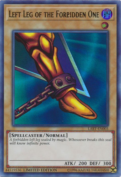 Left Leg of the Forbidden One [LART-EN003] Ultra Rare Yugioh Single Yu-Gi-Oh!   
