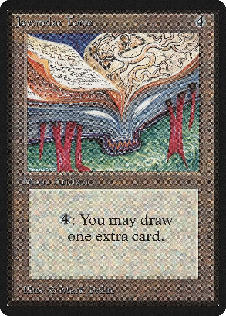 Jayemdae Tome (LEB-255) [Oldschool] Limited Edition Beta MTG Single Wizards of the Coast