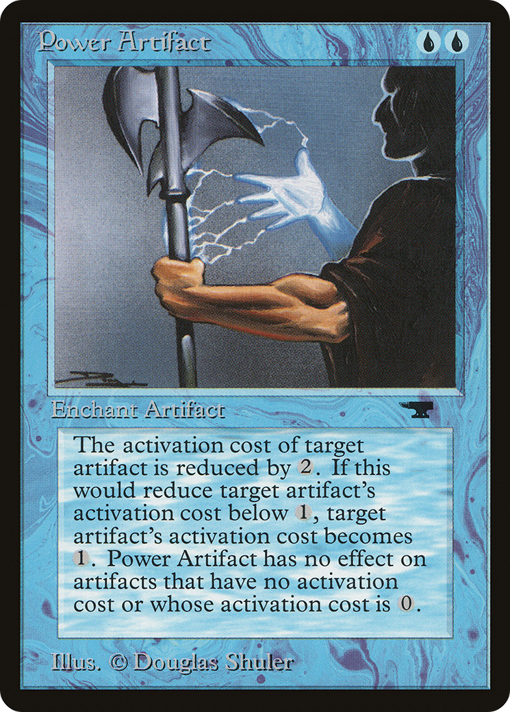 Power Artifact (ATQ-011) [Oldschool] Antiquities MTG Single Wizards of the Coast