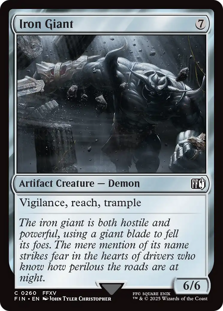 Iron Giant (FIN-260) [FINAL FANTASY] Foil MTG Single Wizards of the Coast