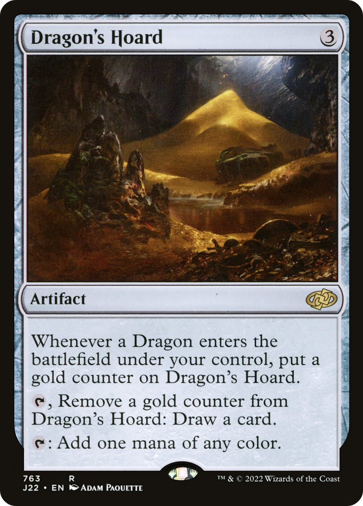 Dragon's Hoard (J22-763) [Jumpstart 2022] MTG Single Wizards of the Coast