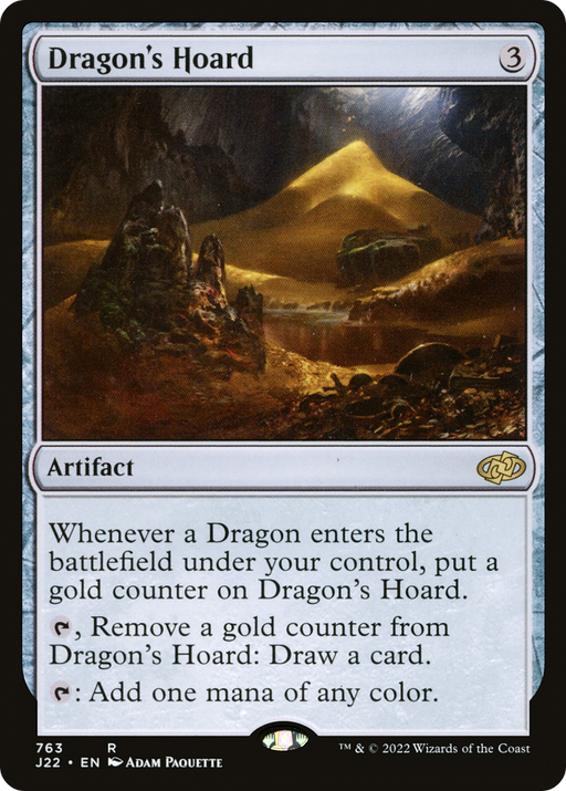 Dragon's Hoard (J22-763) [Jumpstart 2022] MTG Single Wizards of the Coast