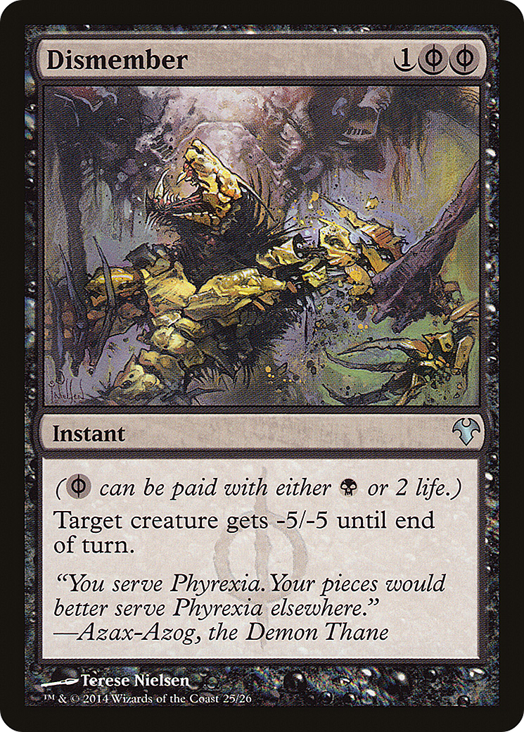Dismember (MD1-025) [Misc] Modern Event Deck 2014 MTG Single Wizards of the Coast